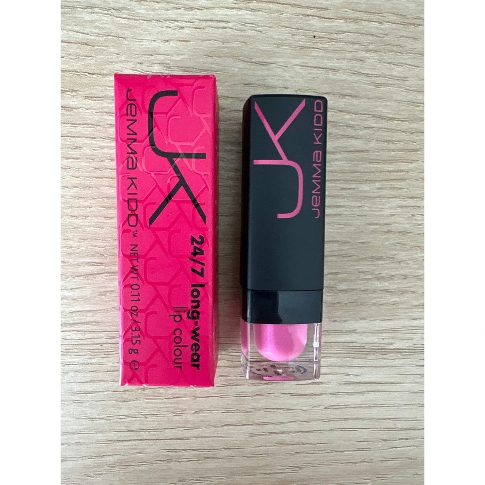 JK Jemma Kidd 24/7 Long-Wear Lip Colour 04 Minx Pink Lipstick 0.11oz New in Box